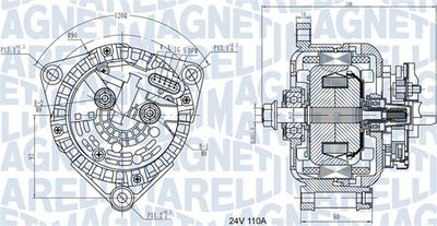 Генератор MAGNETI MARELLI 063731871010