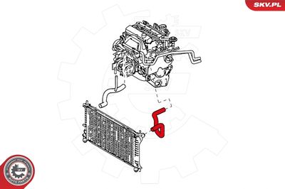 Radiatora cauruļvads ESEN SKV 24SKV342