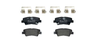 Bremžu uzliku kompl., Disku bremzes HELLA 8DB 355 031-821