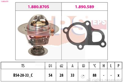 Termostats, Dzesēšanas šķidrums EPS 1.880.870