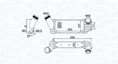 Интеркулер MAGNETI MARELLI 351319204340
