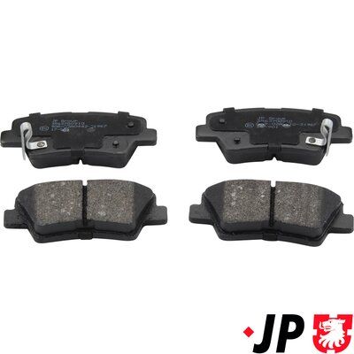 Bremžu uzliku kompl., Disku bremzes JP GROUP 3563700910