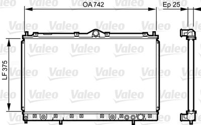 Radiators, Motora dzesēšanas sistēma VALEO 731641