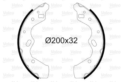 Комплект тормозных колодок VALEO 564093