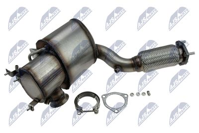 Nosēdumu-/Daļiņu filtrs, Izplūdes gāzu sistēma NTY DPF-VW-006