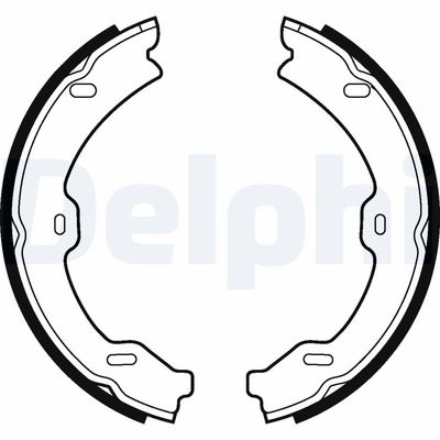 Bremžu loku kompl., Stāvbremze DELPHI LS2040
