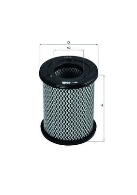 Воздушный фильтр MAHLE LX 2000