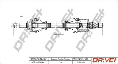 Приводной вал Dr!ve+ DP2110.10.0760