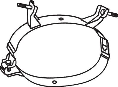 BOSAL 251016 Kronšteins, Izplūdes gāzu sistēma