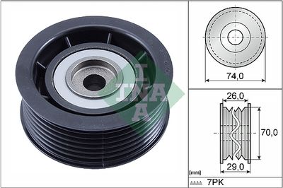 Паразитный / ведущий ролик, поликлиновой ремень Schaeffler INA 532 0840 10