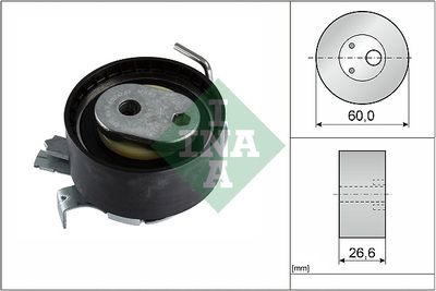 Натяжной ролик, ремень ГРМ Schaeffler INA 531 0961 10