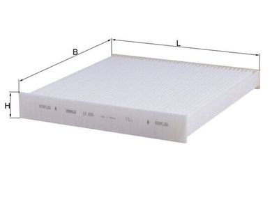 Фильтр, воздух во внутренном пространстве KNECHT LA 859