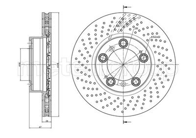 Тормозной диск METELLI 23-1425FC