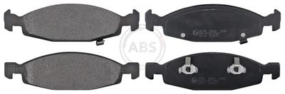 Комплект тормозных колодок, дисковый тормоз A.B.S. 38790