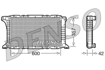 Radiators, Motora dzesēšanas sistēma DENSO DRM10090