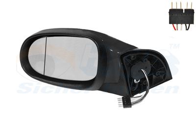 Ārējais atpakaļskata spogulis VAN WEZEL 3014807