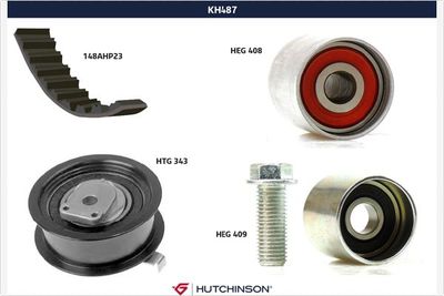 Zobsiksnas komplekts HUTCHINSON KH 487