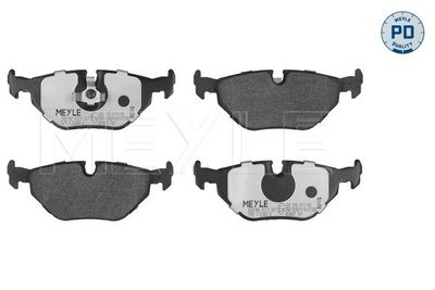 Bremžu uzliku kompl., Disku bremzes MEYLE 025 216 0717/PD