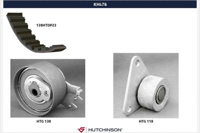 Zobsiksnas komplekts HUTCHINSON KH 476