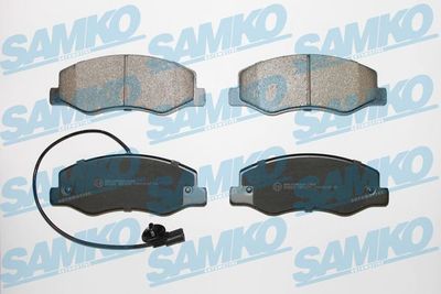 Комплект тормозных колодок, дисковый тормоз SAMKO 5SP1570