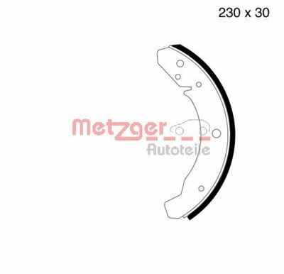 Комплект тормозных колодок METZGER MG 105