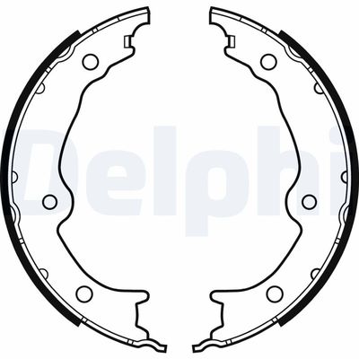 Bremžu loku komplekts DELPHI LS2130