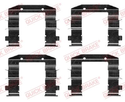 Комплектующие, колодки дискового тормоза QUICK BRAKE 109-0037