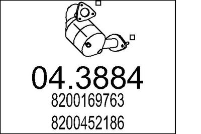 Катализатор MTS 04.3884