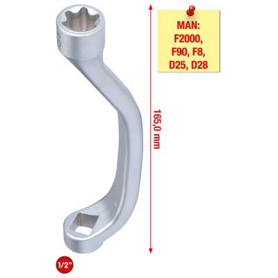 Muciņatslēga, Cilindru galvas skrūves KS TOOLS 455.0016
