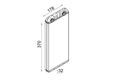 Теплообменник, отопление салона MAHLE AH 312 000P
