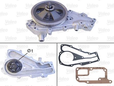 Ūdens sūknis, dzinēja dzesēšana VALEO 506599