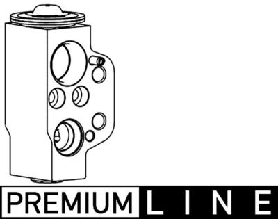 Расширительный клапан, кондиционер MAHLE AVE 75 000P