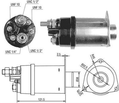 Ievilcējrelejs, Starteris MAGNETI MARELLI 940113050522