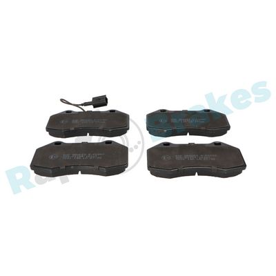 Bremžu uzliku kompl., Disku bremzes RAP BRAKES R-P0682