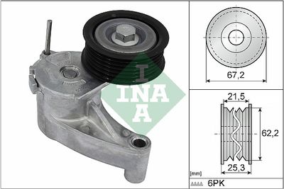 Siksnas spriegotājs, Ķīļsiksna Schaeffler INA 534 0710 10