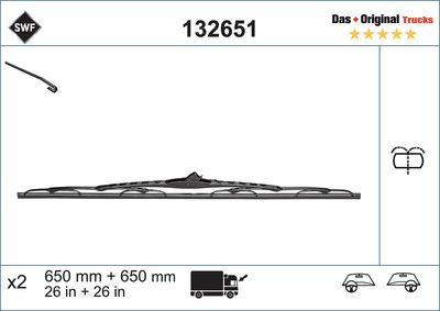 Щетка стеклоочистителя SWF 132651