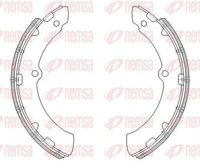 Тормозные колодки REMSA 4473.00