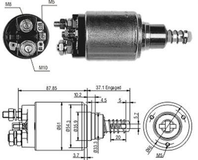 Ievilcējrelejs, Starteris MAGNETI MARELLI 940113050193