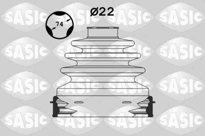 Комплект пыльника, приводной вал SASIC 1906010