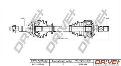 Приводной вал Dr!ve+ DP2110.10.0521