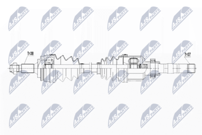 Приводной вал NTY NPW-CT-073