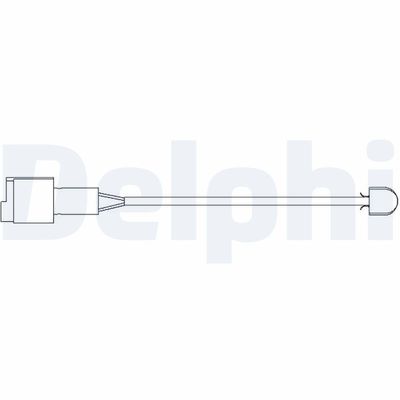 Indikators, Bremžu uzliku nodilums DELPHI LZ0138