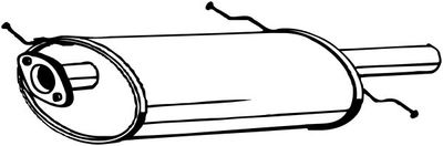 Глушитель выхлопных газов конечный BOSAL 171-259