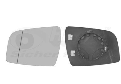 Spoguļstikls, Ārējais atpakaļskata spogulis VAN WEZEL 3796837