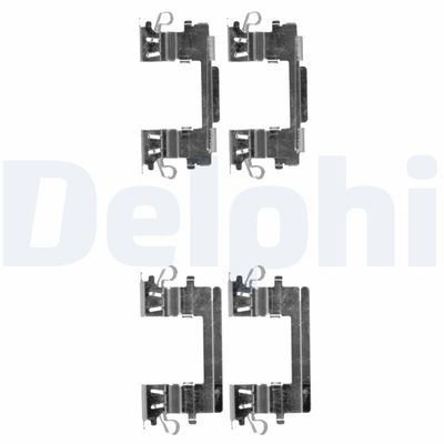 Комплектующие, колодки дискового тормоза DELPHI LX0499