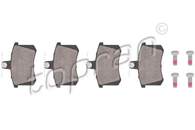 Комплект тормозных колодок, дисковый тормоз TOPRAN 103 759