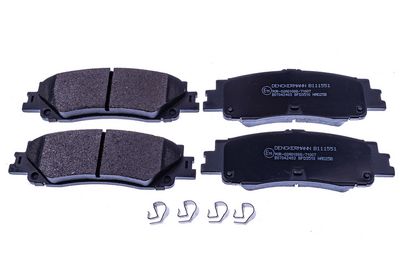 Bremžu uzliku kompl., Disku bremzes DENCKERMANN B111551