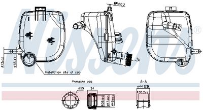 Kompensācijas tvertne, Dzesēšanas šķidrums NISSENS 996417