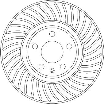 Тормозной диск TRW DF6950S