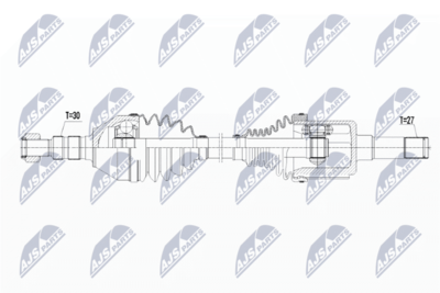 Приводной вал NTY NPW-PL-065